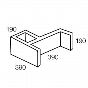 20.60 Bonded Pier 390x390x190