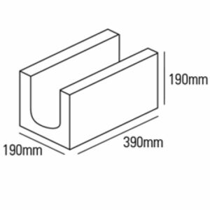 20.12 Lintel 390x190x190
