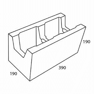 20.20 Knockout Bond Beam 390x190x190