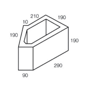 20.739 45 Degree Squint 290x190x190
