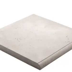 Travertine Bullnose Smoke 500x500x40mm