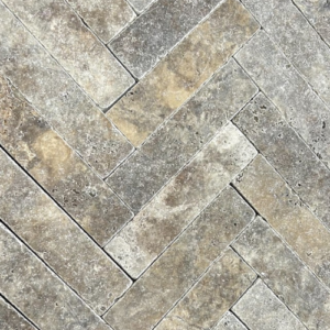 Silver Tumbled Travertine