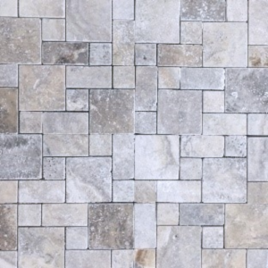 Silver Tumbled Travertine