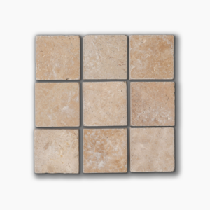 Latte Travertine Tumbled